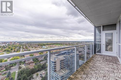 2402 - 223 Webb Drive, Mississauga, ON - Outdoor With Balcony With View