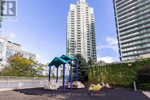 2402 - 223 Webb Drive, Mississauga, ON - Outdoor With Balcony With Facade