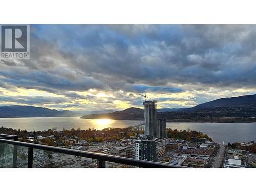 1488 Bertram Street Unit# 3301, Kelowna, BC - Outdoor With Body Of Water With View