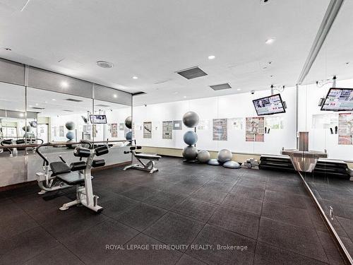 1719-15 Northtown Way, Toronto, ON - Indoor Photo Showing Gym Room