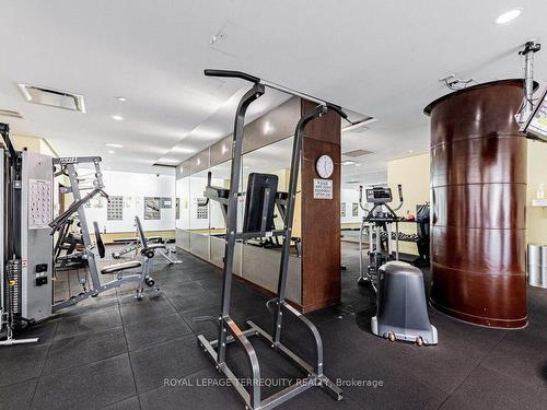 1719-15 Northtown Way, Toronto, ON - Indoor Photo Showing Gym Room