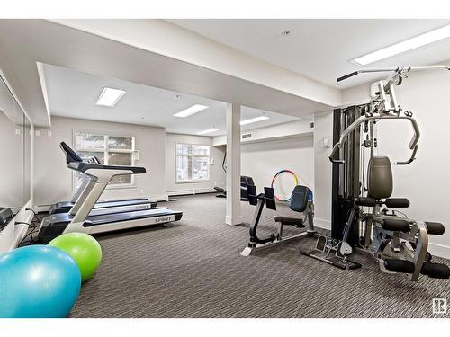 #467 11517 Ellerslie Rd Sw, Edmonton, AB - Indoor Photo Showing Gym Room