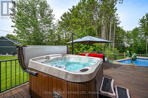 6769 Deer Run Place N, Ottawa, ON - Outdoor With Above Ground Pool With Deck Patio Veranda With Backyard