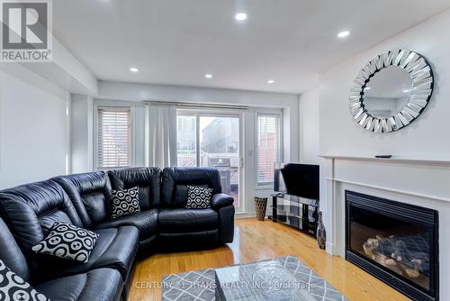 55 Wilkes Crescent, Toronto, ON - Indoor Photo Showing Living Room With Fireplace