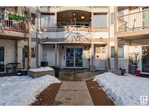 #316 11218 80 St Nw, Edmonton, AB - Outdoor With Balcony With Facade