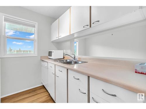 #316 11218 80 St Nw, Edmonton, AB - Indoor Photo Showing Kitchen With Double Sink