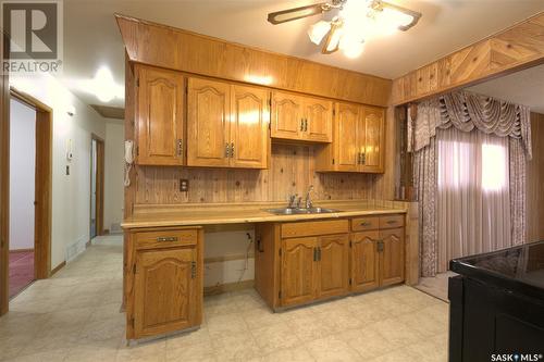 219 Mcintosh Street, Regina, SK - Indoor Photo Showing Kitchen With Double Sink