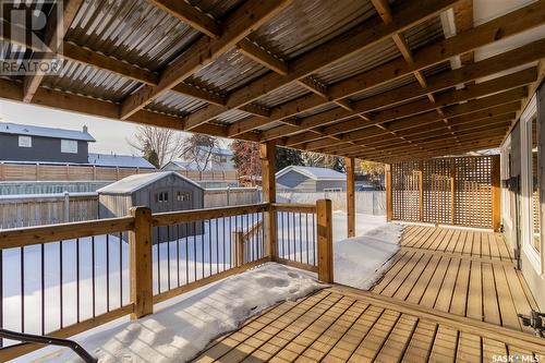 3425 Harrington Street, Saskatoon, SK - Outdoor With Deck Patio Veranda With Exterior