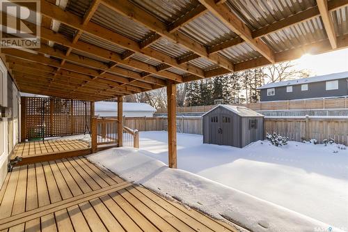 3425 Harrington Street, Saskatoon, SK - Outdoor With Deck Patio Veranda With Exterior