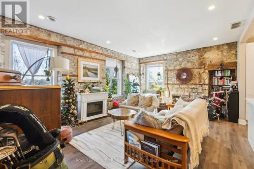 16 Ramore Street, Cambridge, ON - Indoor Photo Showing Living Room With Fireplace