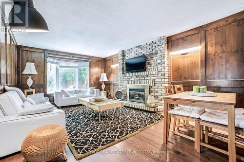 4069 Lakeshore Road, Burlington, ON - Indoor Photo Showing Living Room With Fireplace