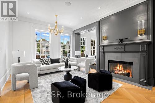 230 Dunvegan Road, Toronto, ON - Indoor Photo Showing Living Room With Fireplace