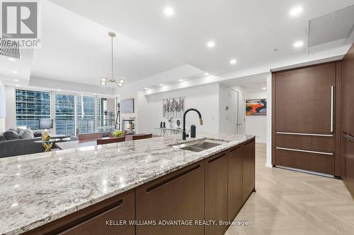 2308 - 180 University Avenue, Toronto (Bay Street Corridor), ON - Indoor Photo Showing Kitchen With Double Sink With Upgraded Kitchen