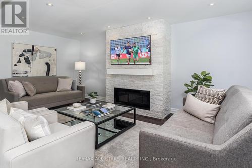 2 Harpers Croft, Markham, ON - Indoor Photo Showing Living Room With Fireplace