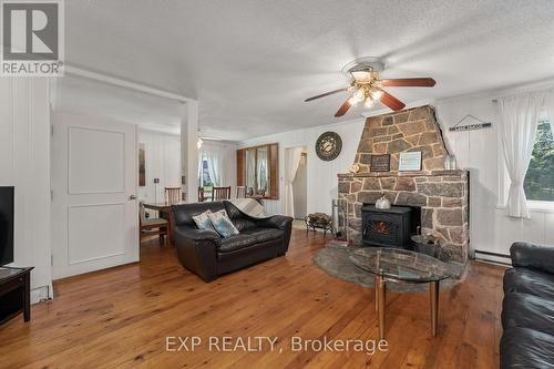 21 Lake Drive E, Georgina (Historic Lakeshore Communities), ON - Indoor Photo Showing Living Room With Fireplace