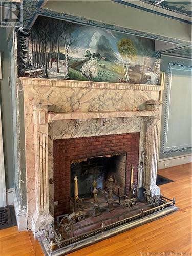 43 Moores Mills Road, Moores Mills, NB - Indoor Photo Showing Living Room With Fireplace