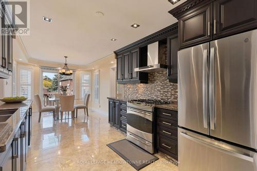 2857 Termini Terrace, Mississauga, ON - Indoor Photo Showing Kitchen With Stainless Steel Kitchen With Upgraded Kitchen