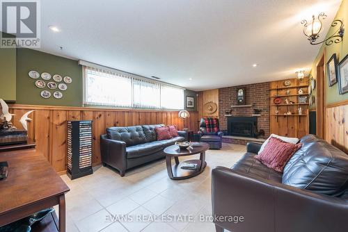 19 Meadowland Gate, Brampton, ON - Indoor Photo Showing Living Room With Fireplace