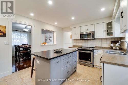 3448 Caplan Crescent, Burlington (Palmer), ON - Indoor Photo Showing Kitchen With Double Sink