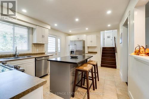 3448 Caplan Crescent, Burlington (Palmer), ON - Indoor Photo Showing Kitchen With Double Sink