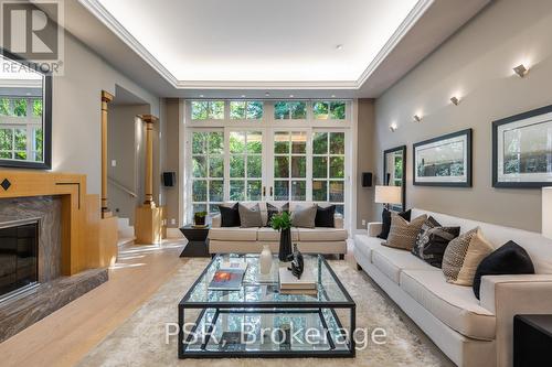 37 Strathearn Road, Toronto (Humewood-Cedarvale), ON - Indoor Photo Showing Living Room With Fireplace