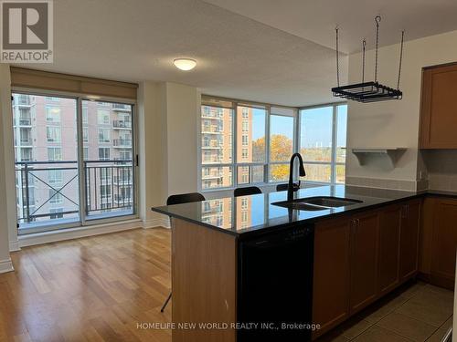 907 - 1103 Leslie Street, Toronto, ON - Indoor Photo Showing Kitchen With Double Sink