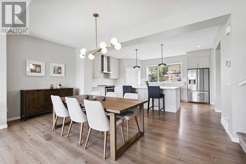 246 Sage Meadows Green Nw, Calgary, AB - Indoor Photo Showing Dining Room