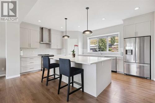 246 Sage Meadows Green Nw, Calgary, AB - Indoor Photo Showing Kitchen With Stainless Steel Kitchen With Upgraded Kitchen