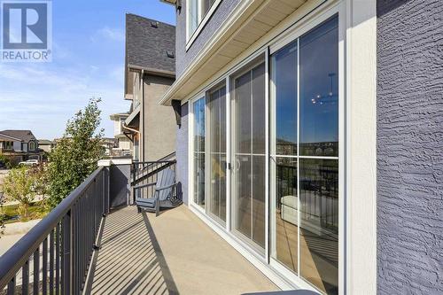 246 Sage Meadows Green Nw, Calgary, AB - Outdoor With Balcony With Exterior