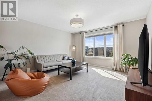 246 Sage Meadows Green Nw, Calgary, AB - Indoor Photo Showing Living Room