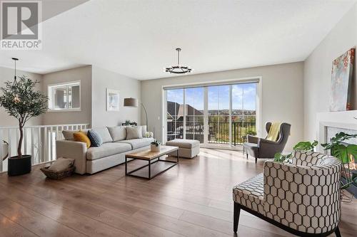 246 Sage Meadows Green Nw, Calgary, AB - Indoor Photo Showing Living Room