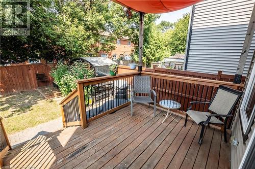 607 Knox Avenue, Hamilton, ON - Outdoor With Deck Patio Veranda With Exterior