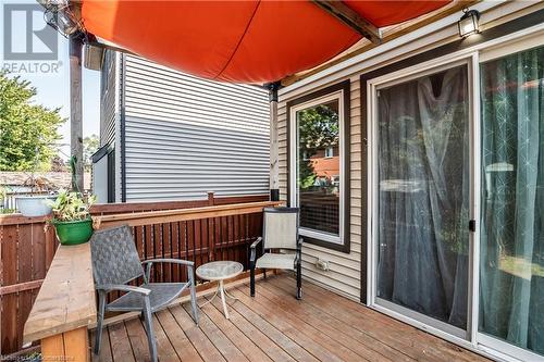 607 Knox Avenue, Hamilton, ON - Outdoor With Deck Patio Veranda With Exterior