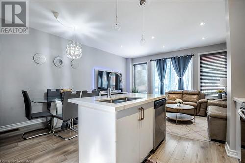 607 Knox Avenue, Hamilton, ON - Indoor Photo Showing Kitchen With Double Sink