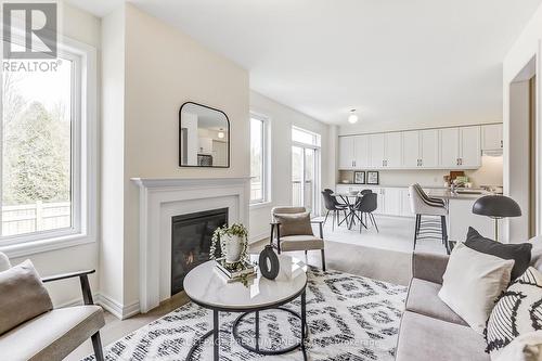 468 Black Cherry Crescent, Shelburne, ON - Indoor Photo Showing Living Room With Fireplace