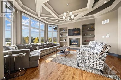 245 West Lake Circle, Ottawa, ON - Indoor Photo Showing Living Room With Fireplace