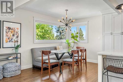 Formal dining area - 432 Strathcona Mews Sw, Calgary, AB - Indoor Photo Showing Dining Room