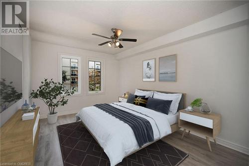 virtually staged - 2301 Parkhaven Boulevard Unit# 204, Oakville, ON - Indoor Photo Showing Bedroom