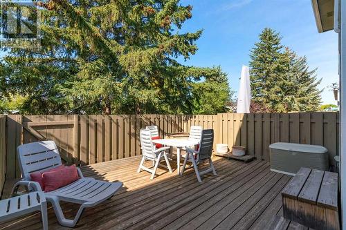 Private Fenced Backyard - 153 Woodglen Grove Sw, Calgary, AB - Outdoor With Deck Patio Veranda With Exterior