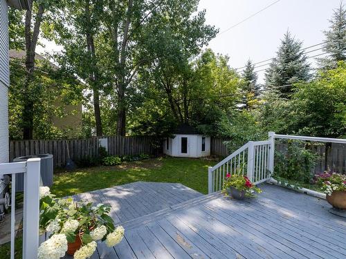 Vue d'ensemble - 188 Rue Sidney-Cunningham, Beaconsfield, QC - Outdoor With Deck Patio Veranda With Backyard