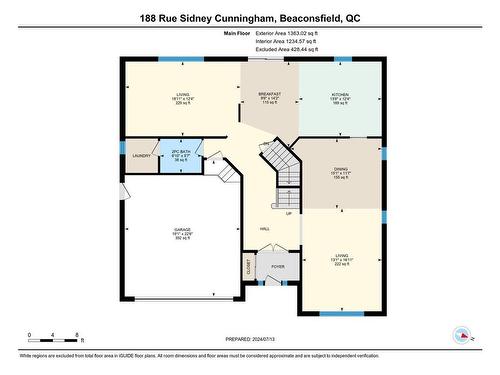 Plan (croquis) - 188 Rue Sidney-Cunningham, Beaconsfield, QC - Other