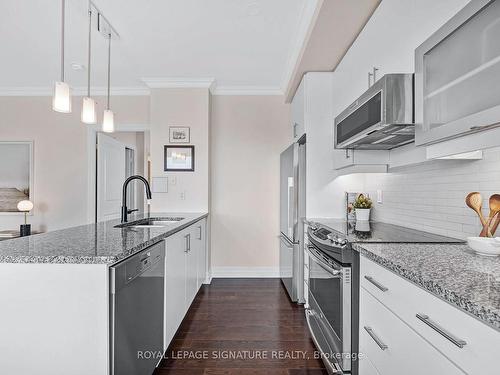 704-20 Gothic Ave, Toronto, ON - Indoor Photo Showing Kitchen With Stainless Steel Kitchen With Upgraded Kitchen