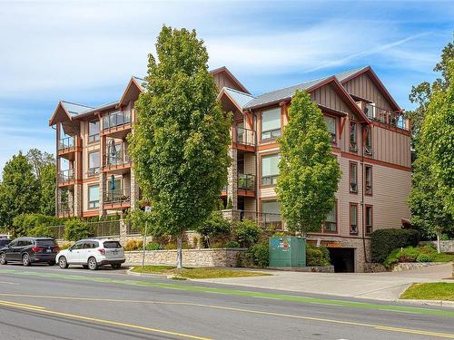 413-4529 West Saanich Rd, Saanich, BC - Outdoor With Balcony With Facade