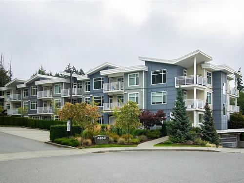 206-4960 Songbird Pl, Nanaimo, BC - Outdoor With Balcony With Facade