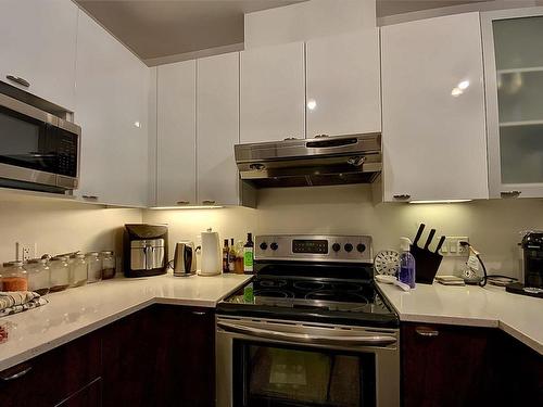 Cuisine - 203-440 Rue De La Gauchetière E., Montréal (Ville-Marie), QC - Indoor Photo Showing Kitchen With Upgraded Kitchen