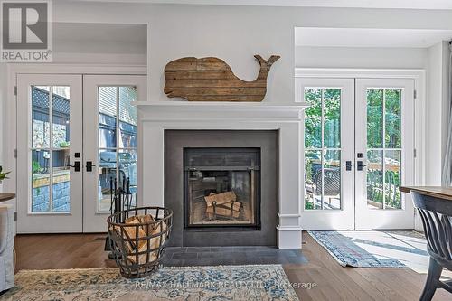 79 Silver Birch Avenue, Toronto, ON - Indoor Photo Showing Living Room With Fireplace