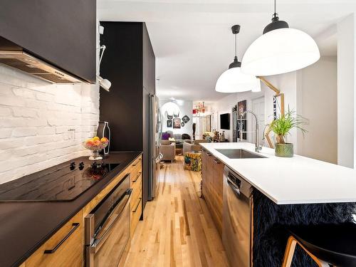 Kitchen - 5034 Rue Fabre, Montréal (Le Plateau-Mont-Royal), QC - Indoor Photo Showing Kitchen With Upgraded Kitchen