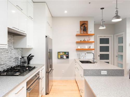 S316-1411 Cook St, Victoria, BC - Indoor Photo Showing Kitchen With Upgraded Kitchen