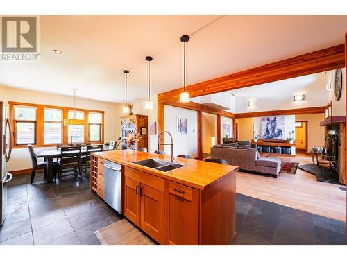 2442 Perrier  Lane, Nelson, BC - Indoor Photo Showing Kitchen With Double Sink