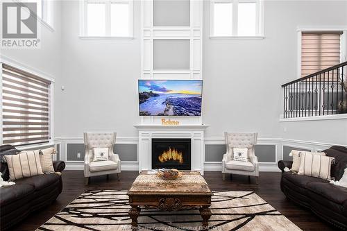 30 Augustus Court, Lasalle, ON - Indoor Photo Showing Living Room With Fireplace